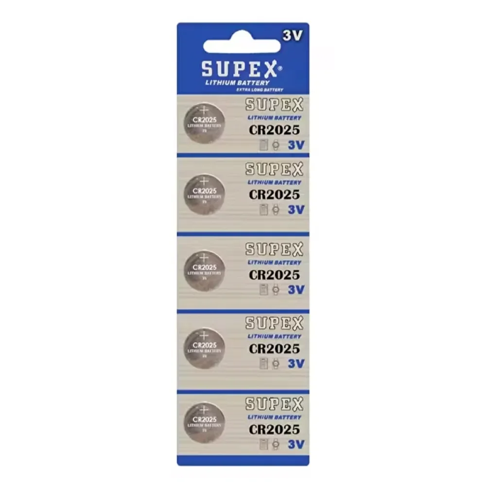 Supex Cr2025 3V Lityum 5Li Blister Pil