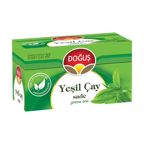 Doğuş Yeşil Çay Sade Süzen Poşet Çay 20X1.75 Gr