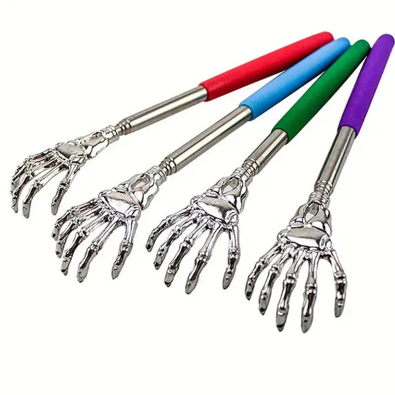 Teleskopik Sırt Tırmalayıcılar - Zor Ulaşılabilir Alanlar İçin Taşınabilir Metal Pençe Tasarımı, Taşınabilir Tırmalama | Benzersiz Tutma Sapı | Dayanıklı Tırmalama