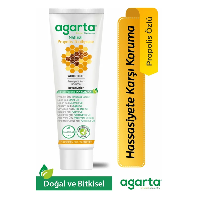 Agarta Doğal Propolis Diş Macunu 100 ml/130 Gr