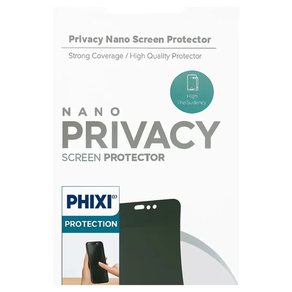 PHIXI Privacy Nano Ekran Koruyucu – İPHONE 15 PRO MAX