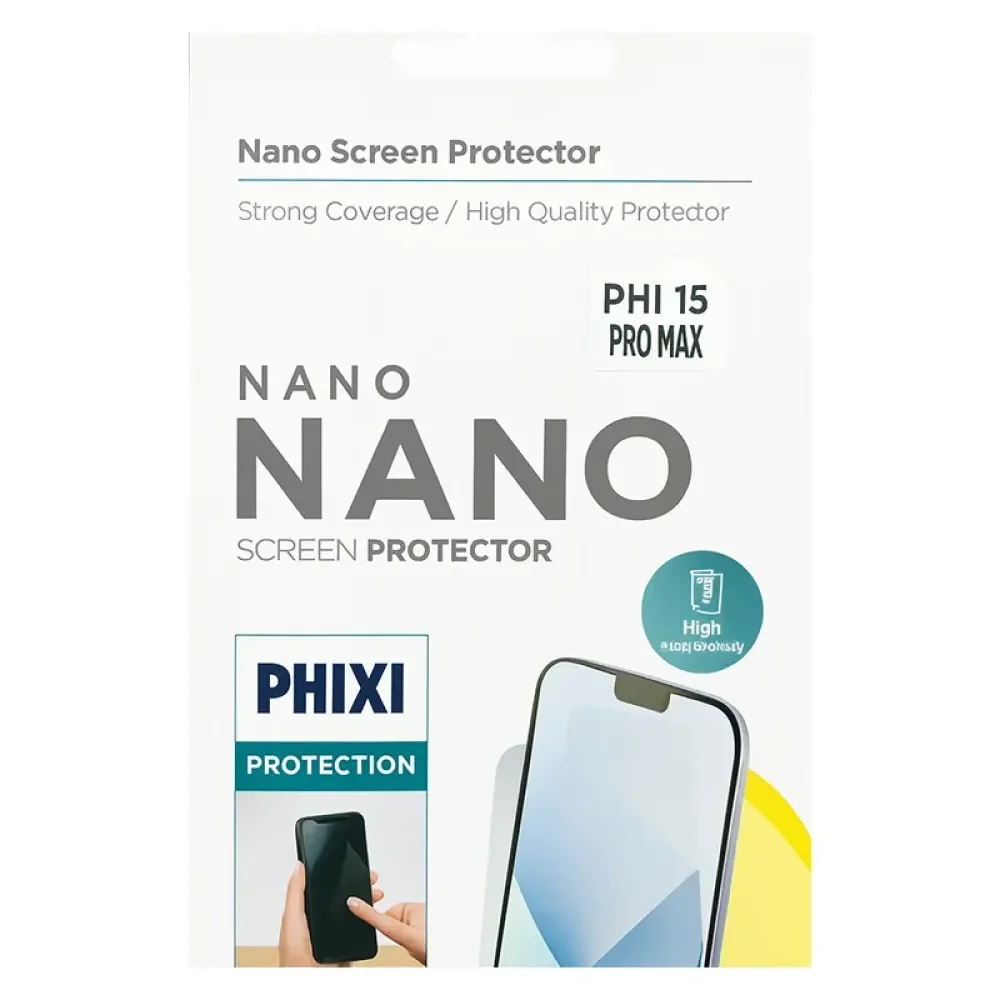 PHIXI Nano Ekran Koruyucu – iPhone 15 Pro Max