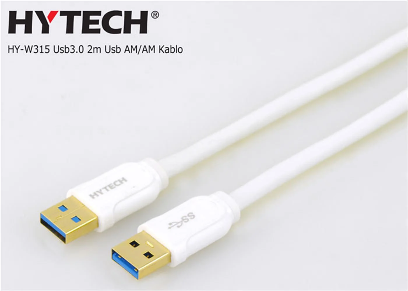 Hytech HY-W315 2 m İki Ucu Erkek USB Kablo