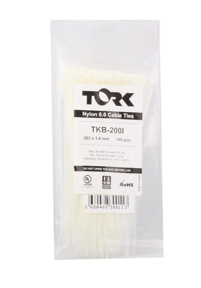 Tork TRK-150-2,5mm Beyaz 100lü Kablo Bağı