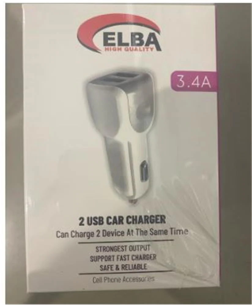 Elba ELB28-AR3P ELBA 3.4A  2USB ARAÇ BAŞLIK