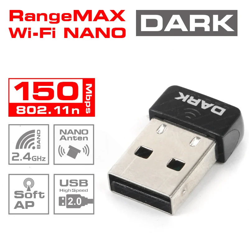Dark DK-NT-Wdn150nan5 RangeMax Nano 150mbit 802.11N Kablosuz Ağ Ada