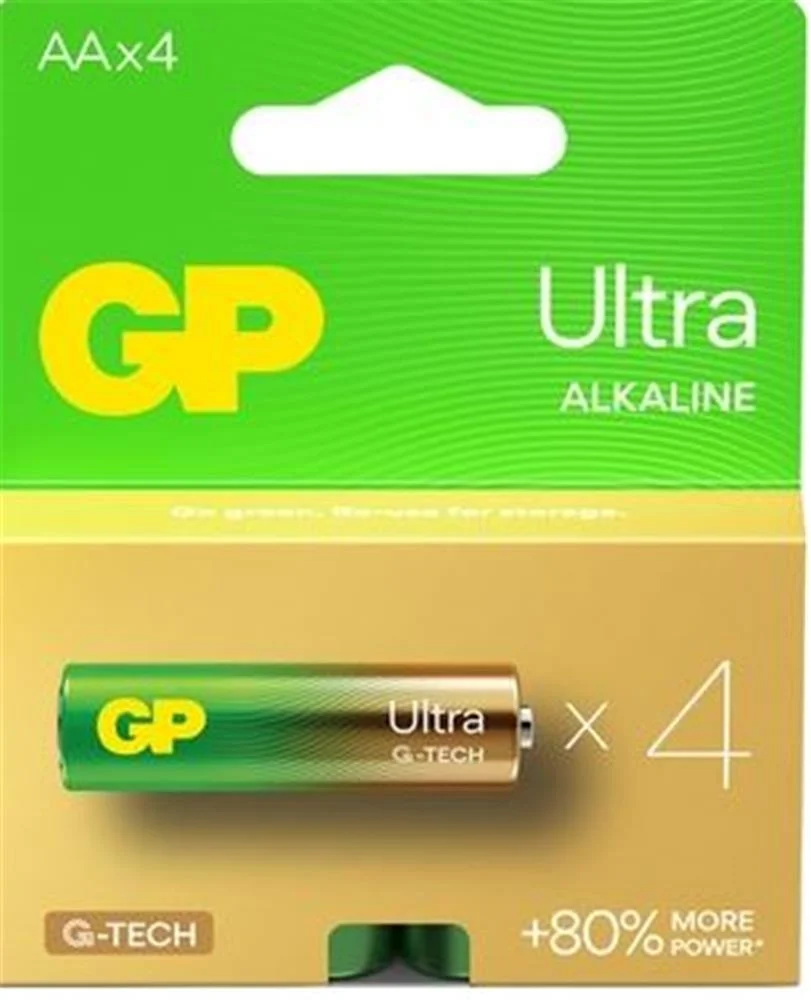 GP G-Tech LR6 AA Boy Ultra Alkalin Kalem Pil 4'lü Paket GP15AU-U4