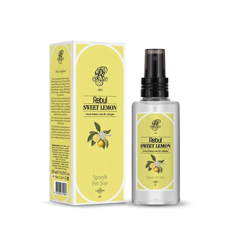 Rebul 125ml Sweet Lemon  Kolonya Pet