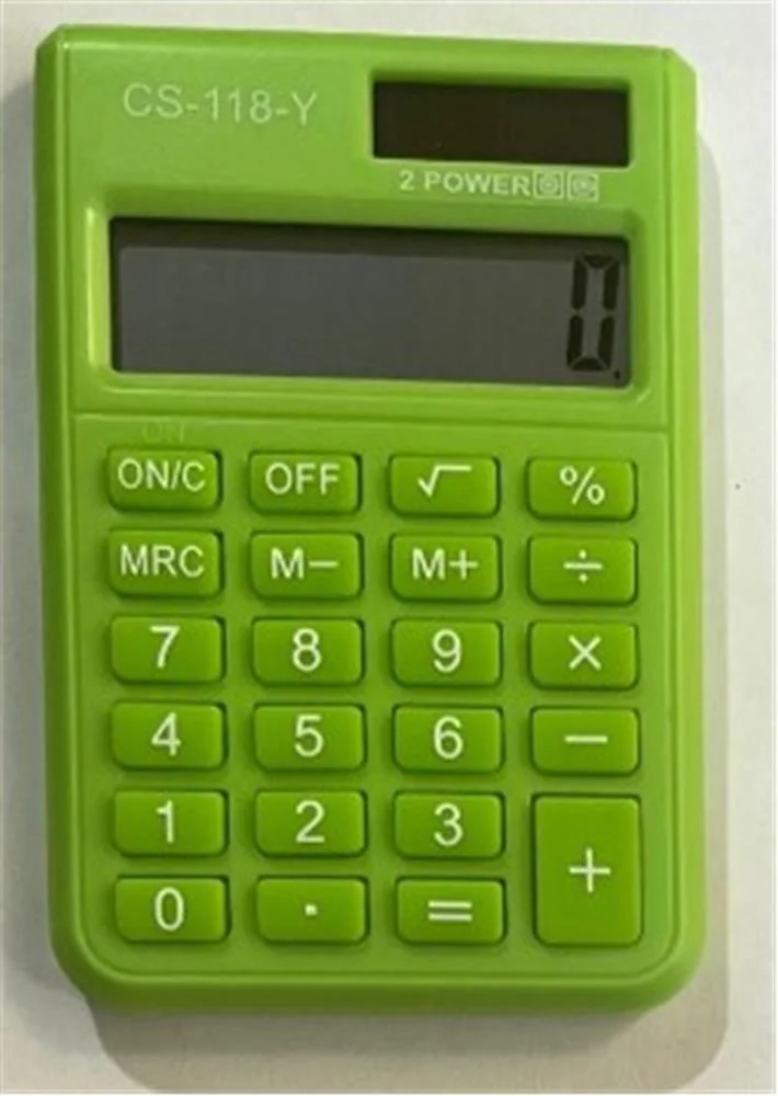 CSL CS-118-Y Yeşil 8 Hane Cep Tipi Hesap Makinesi