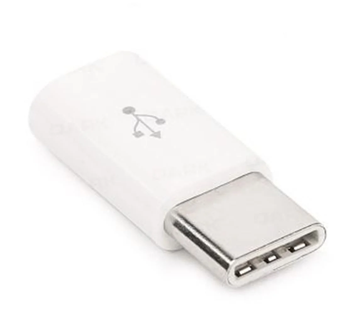 Dark DK-AC-U31XMICROW USB3.1 TypeC Erkek - Micro USB2.0 Dişi Dönüştürücü Beyaz