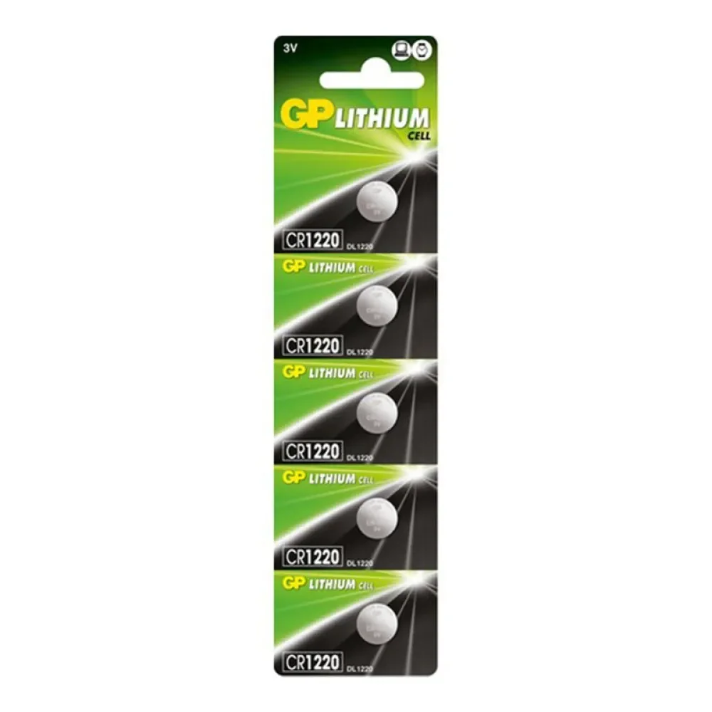Gp Cr1220 3V Lithium 5Li Kartela