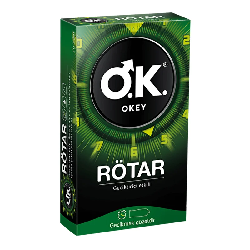 OKEY Rötar 10&amp;#39;Lu Prezervatif
