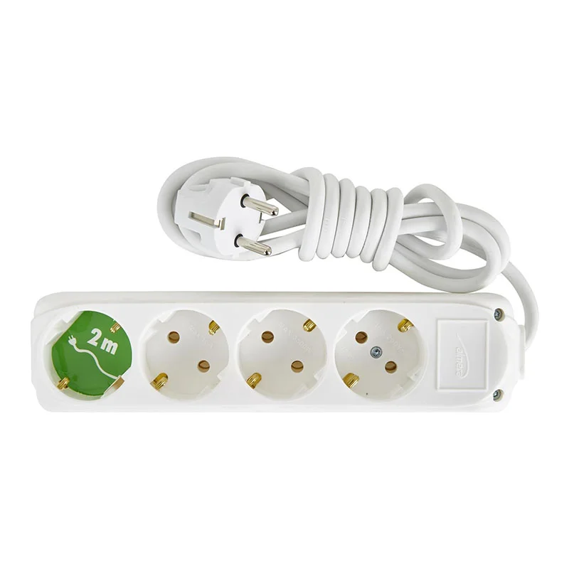 Almera 4&amp;#39;Lü Topraklı 2Mt Grup Priz