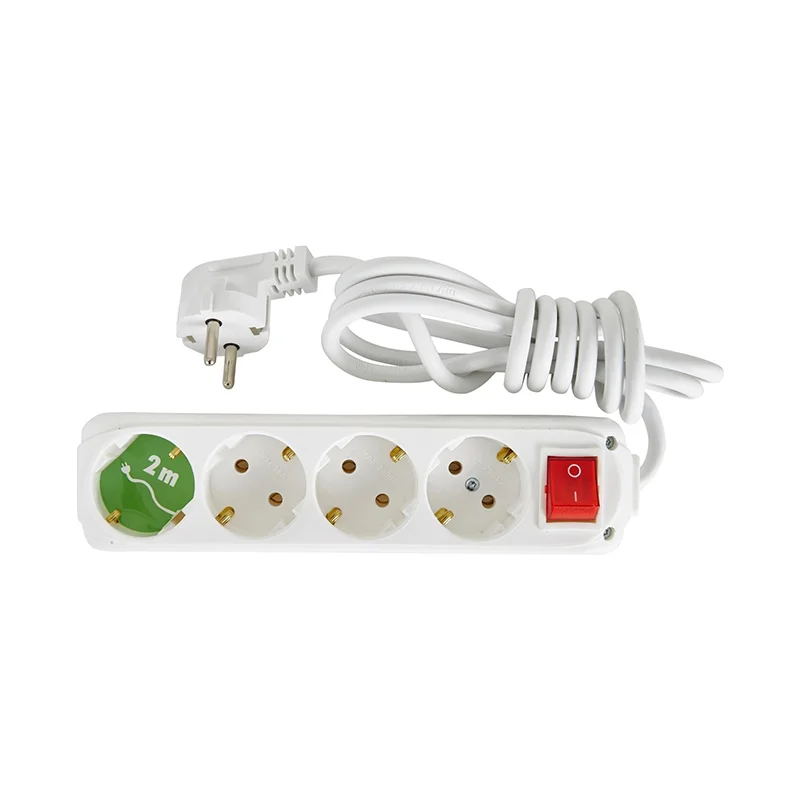 Almera Anahtarlı 4&amp;#39;Lü Topraklı 2Mt Grup Priz