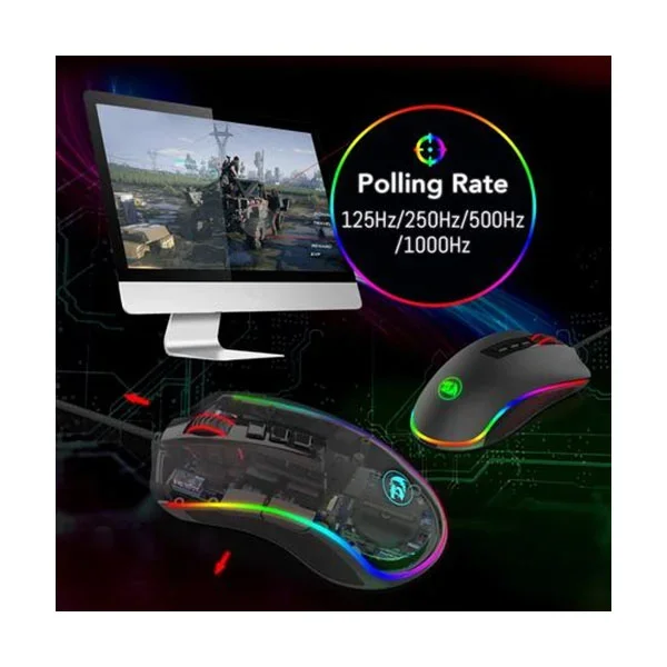 Redragon Cobra Oyuncu Mouse Rgb, 9 Buttons