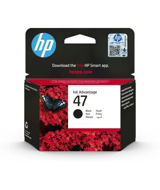 HP 47 Black Original Ink Advantage Cartridge  6ZD21AE