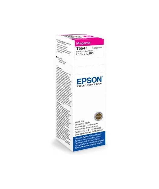 EPSON T6643 MAGENTA  INK CONTAINER 70ml