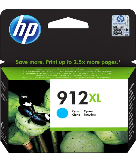 HP 3YL81AE Cyan Mürekkep Kartuş (912XL)