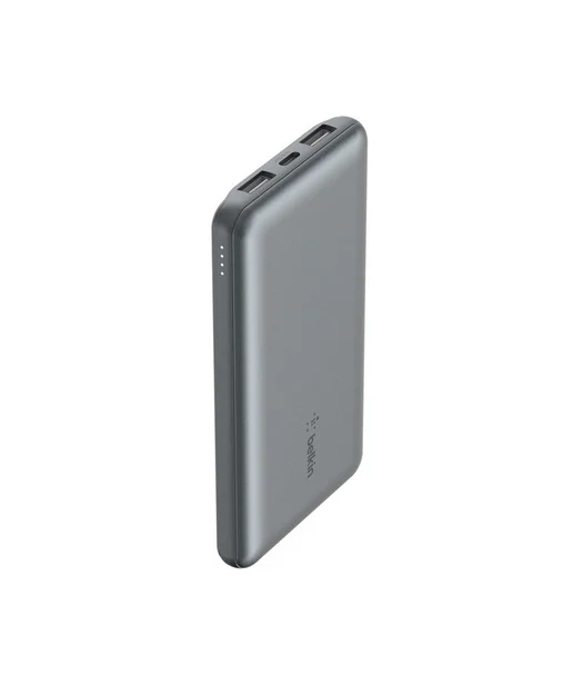 Belkin 10K Powerbank, USB-A &amp; C 15W,Space gray