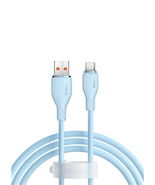 Baseus Pudding USB'den C'ye 100W 1.2m Kablo - Mavi