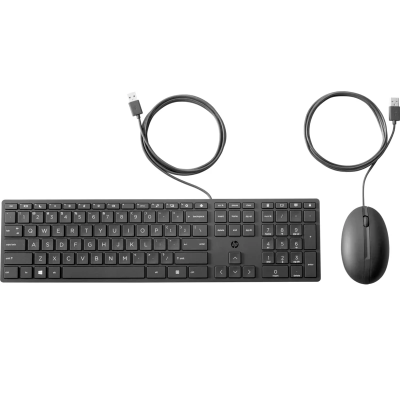 HP Kablolu Masaüstü 320MK Fare ve Klavye (9SR36AA)