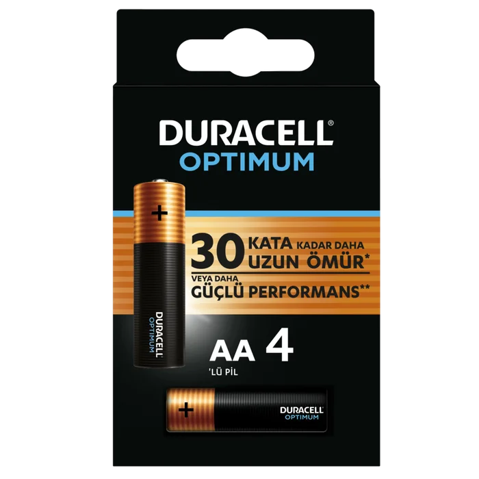 DURACELL OPTIMUM AA KALEM PİL 4LÜ