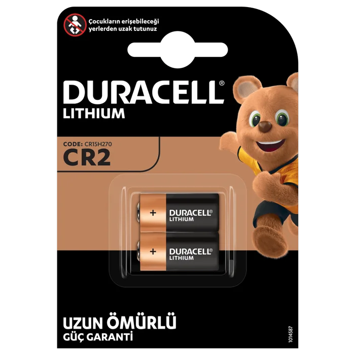 Duracell Cr2  3V Lithium Pil 2'li