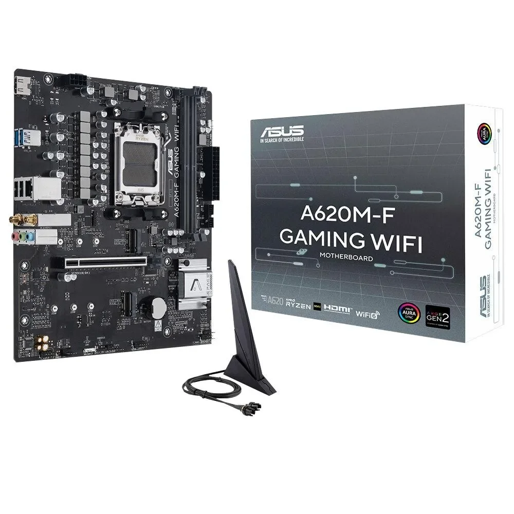 Asus Prime A620M-F GAMING WIFI 8000MHz DDR5 Soket AM5 M.2 HDMI mATX Anakart