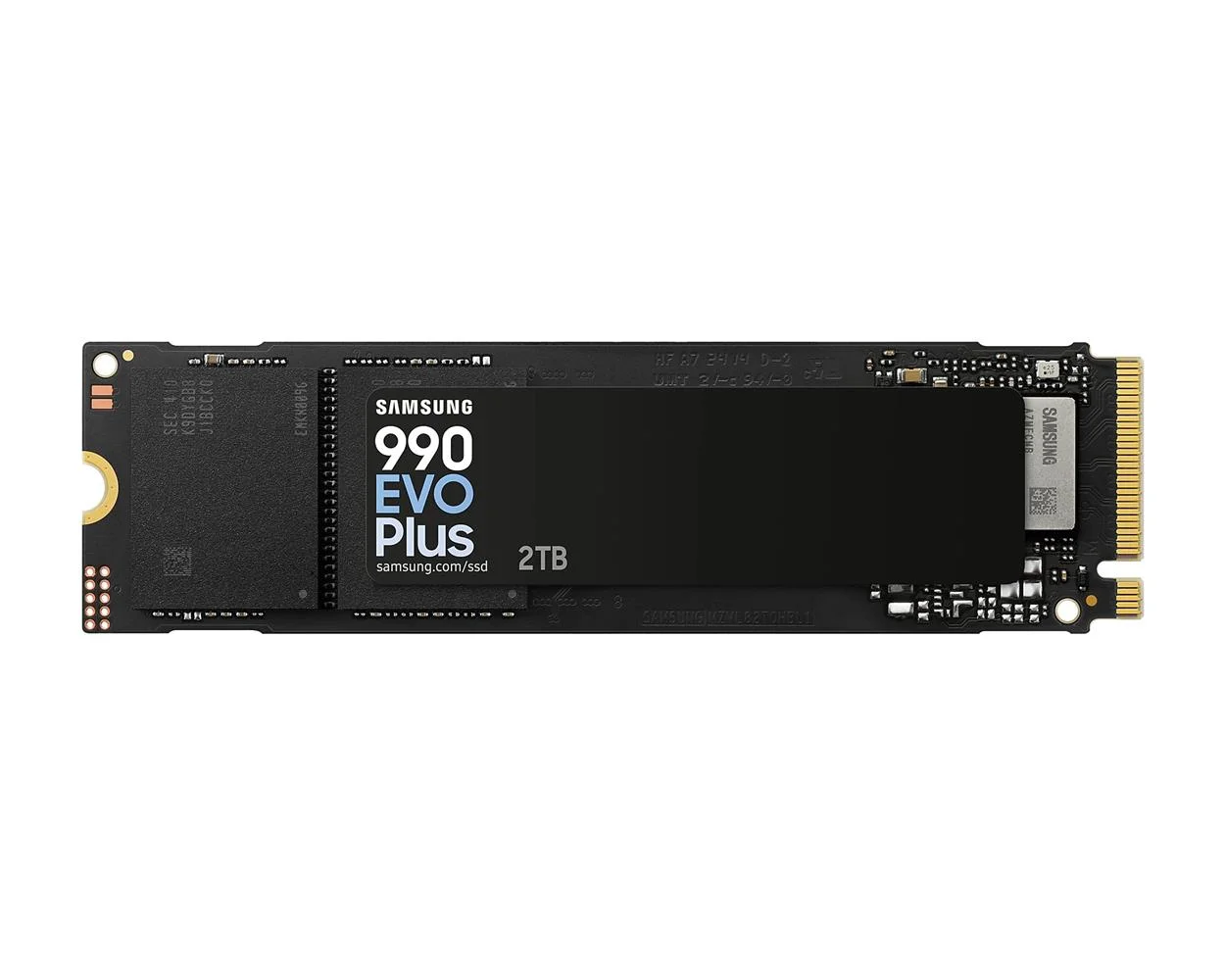 Samsung 2TB 990 Evo Plus 7450MB-6900 MB-sn NVMe M.2 SSD MZ-V9S2T0BW Harddisk