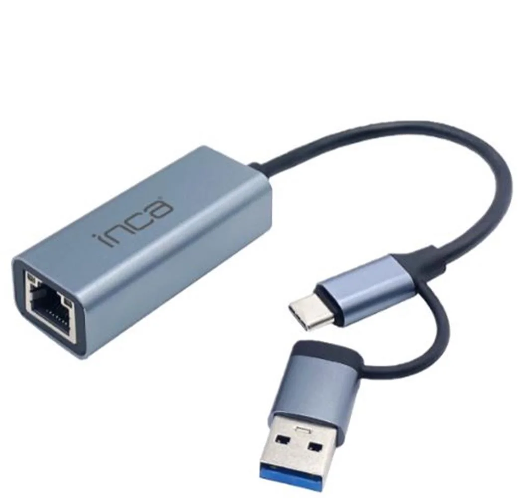 Inca IUTP-01TX Alüminyum 1000Mbps USB 3.0 ve TYPE-C 3.1 çevirici