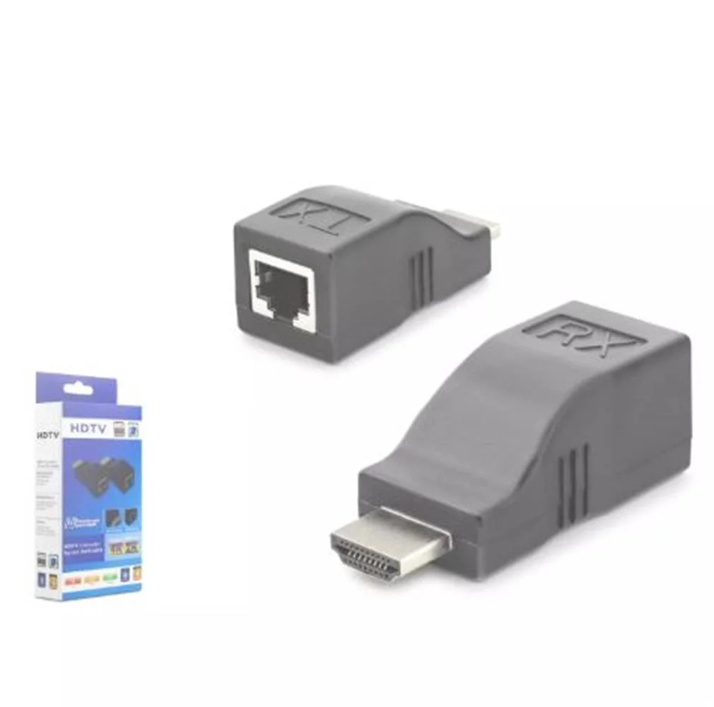 Hadron Hdx1359  30M 4K - 2K - Full HD 1080p  Hdmi Extender Siyah