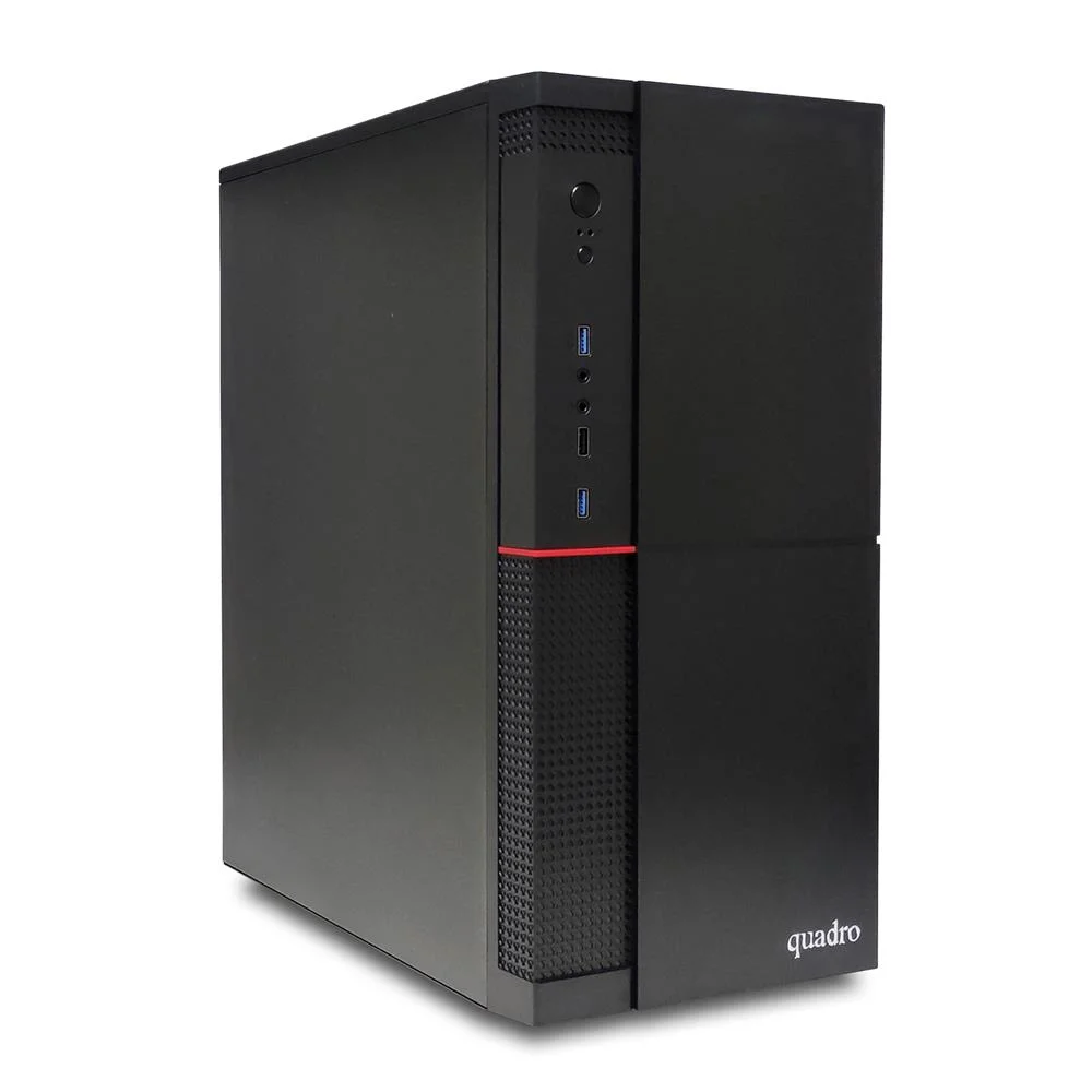 Quadro Solid 124164 i5 12400F 16gb 480gb SSD 4gb GT730 Freedos --DVD YOK-- Masaüstü Bilgisayar