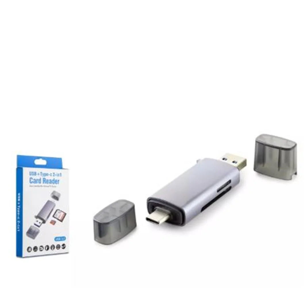 Hadron Hdx7031 Card Reader Usb3.0 + Type-C All In One Gri