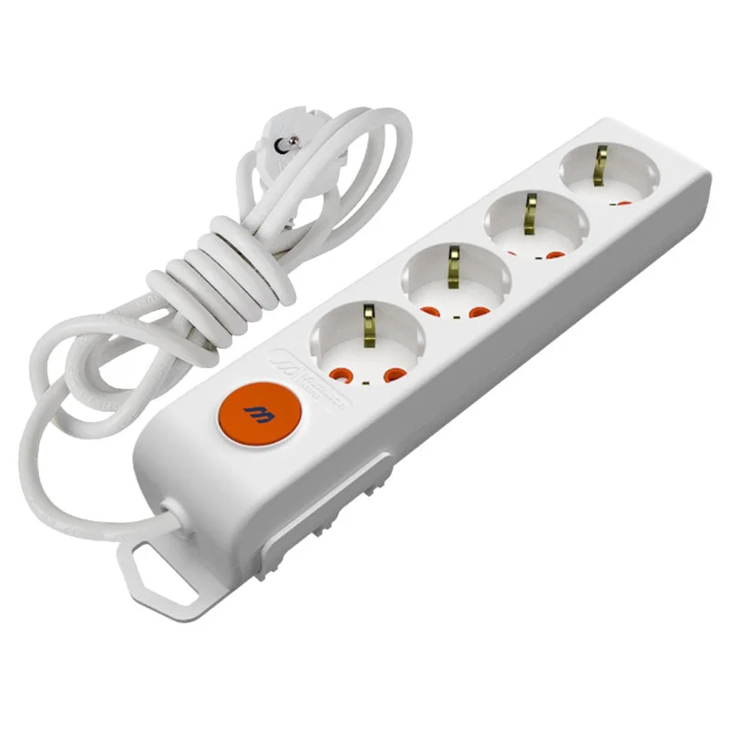 Mutlusan Rı-Tech 4lü 2mt AnahtarTopraklı  Grup Priz  (001 175 420002 02 00)