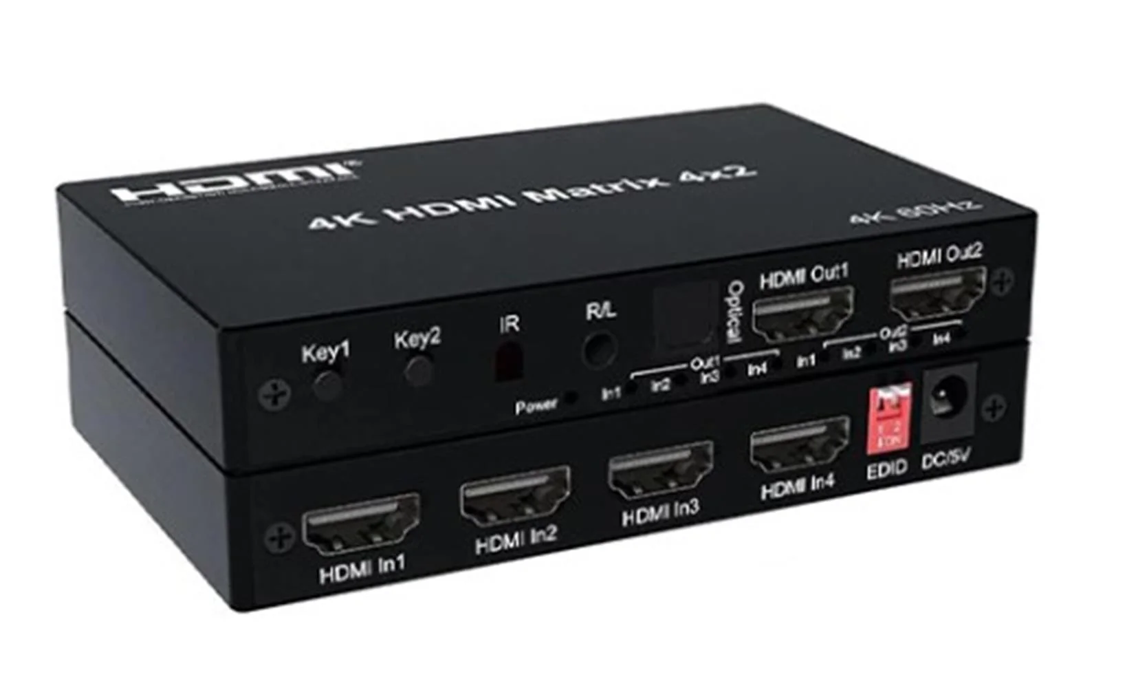 Nova HDMI 4×2 Matrix Switch 4K 60 Hz