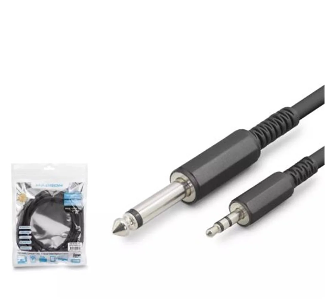 Hadron Hdx1077 6.5Mm To 3.5Mm Kablo Enstrüman Gitar 3M Siyah