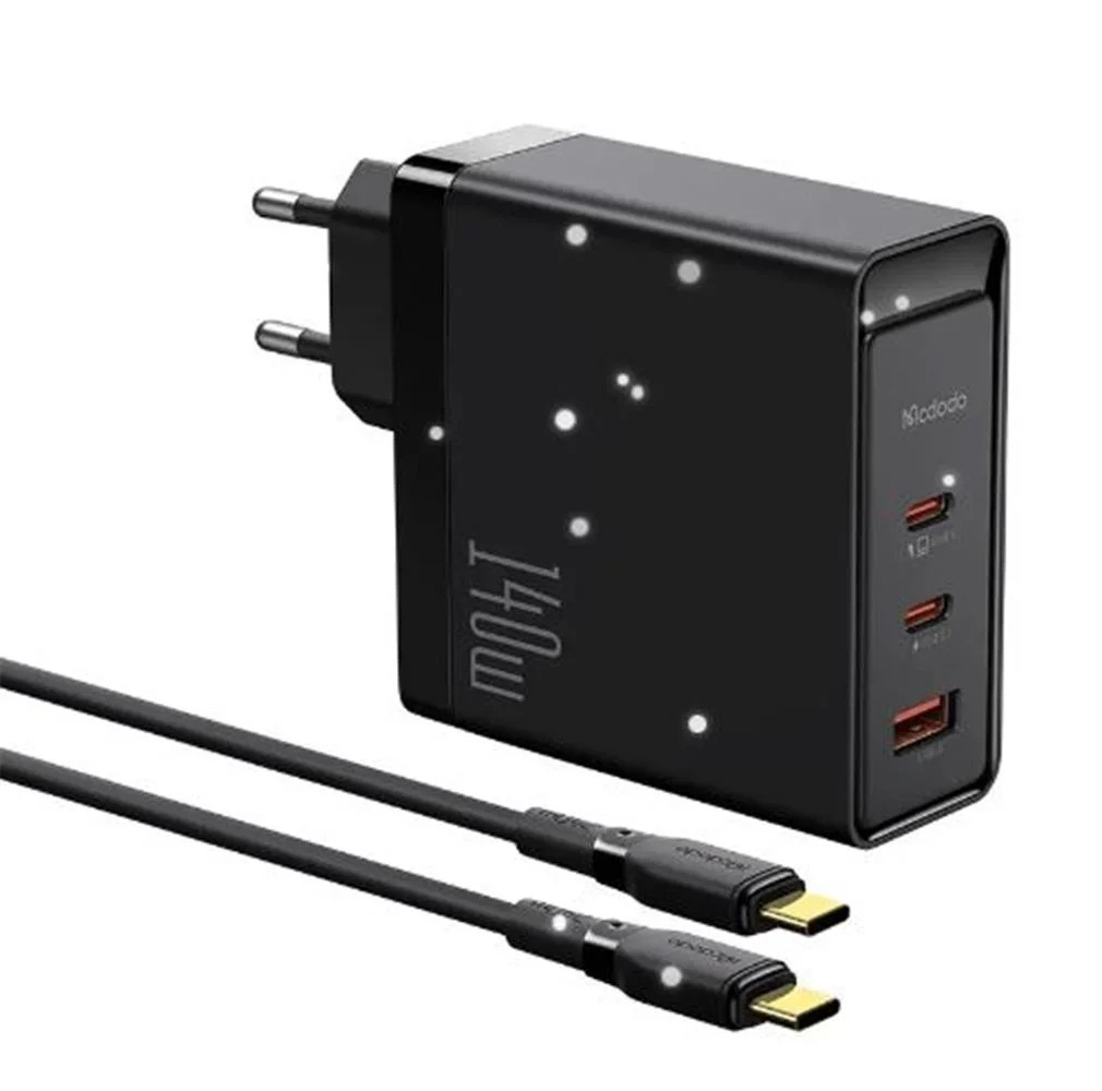 MCDODO CH-2913 140W GaN 5 Pro Şarj Adaptörü + Type-C To Type-C Şarj Kablosu