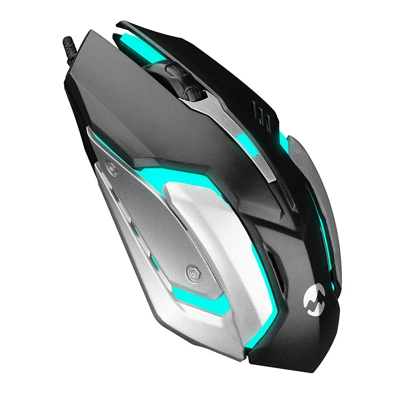 Everest SM-G72 Usb Siyah-Gümüş Işıklandırmalı Oyuncu Mouse