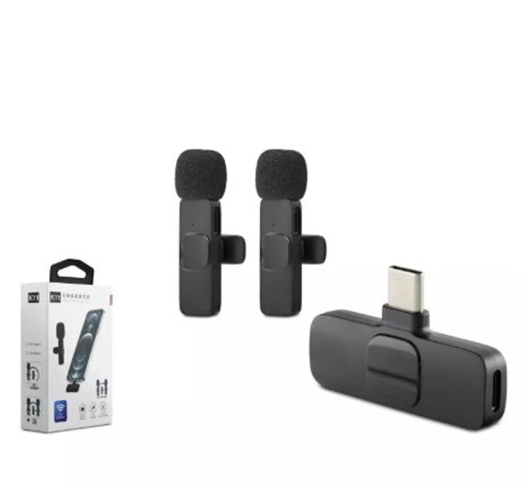 Hadron Hdx2788 Kablosuz 2-Mikrofon Type-C Siyah