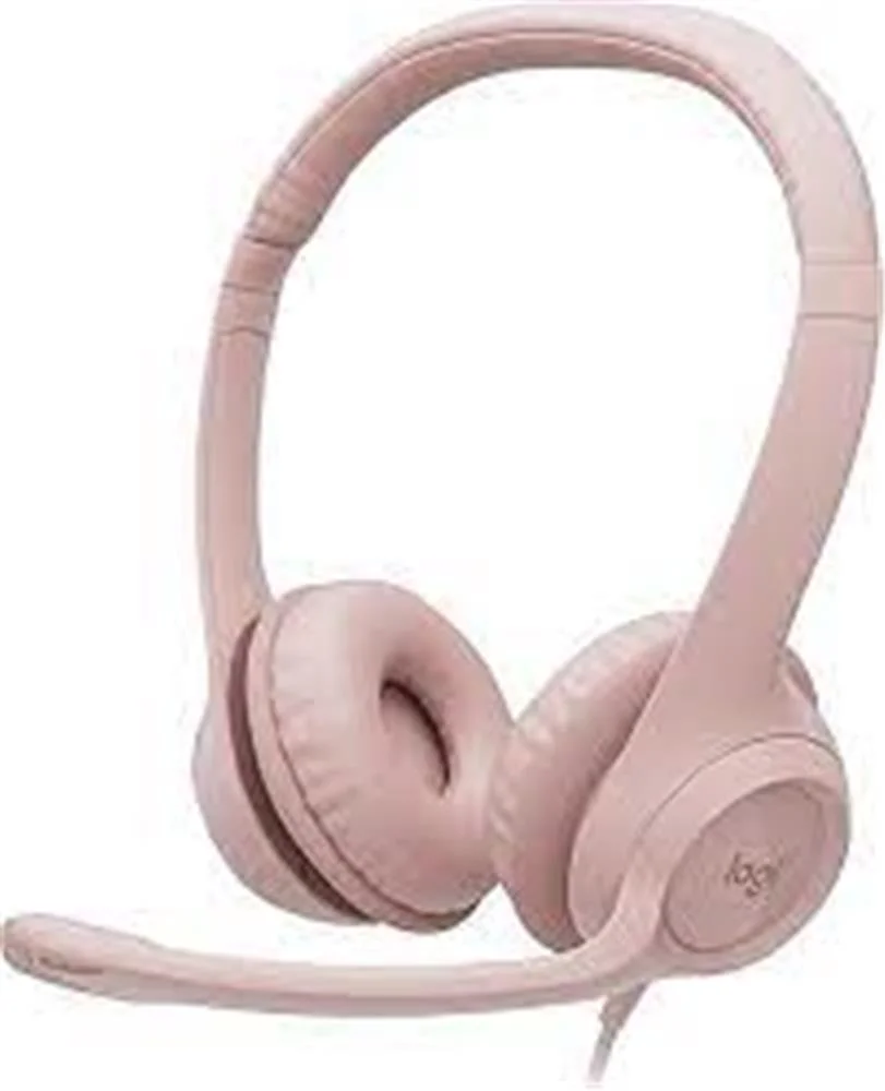 Logitech 981-001281 H390 Pudra Pembe Usb Mikrofonlu Kulaklık