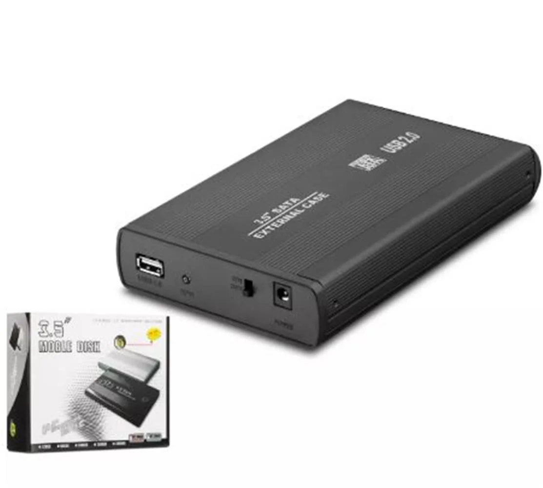 HADRON HDX1753 HDD KUTUSU USB2.0 METAL SATA 3.5" SİYAH