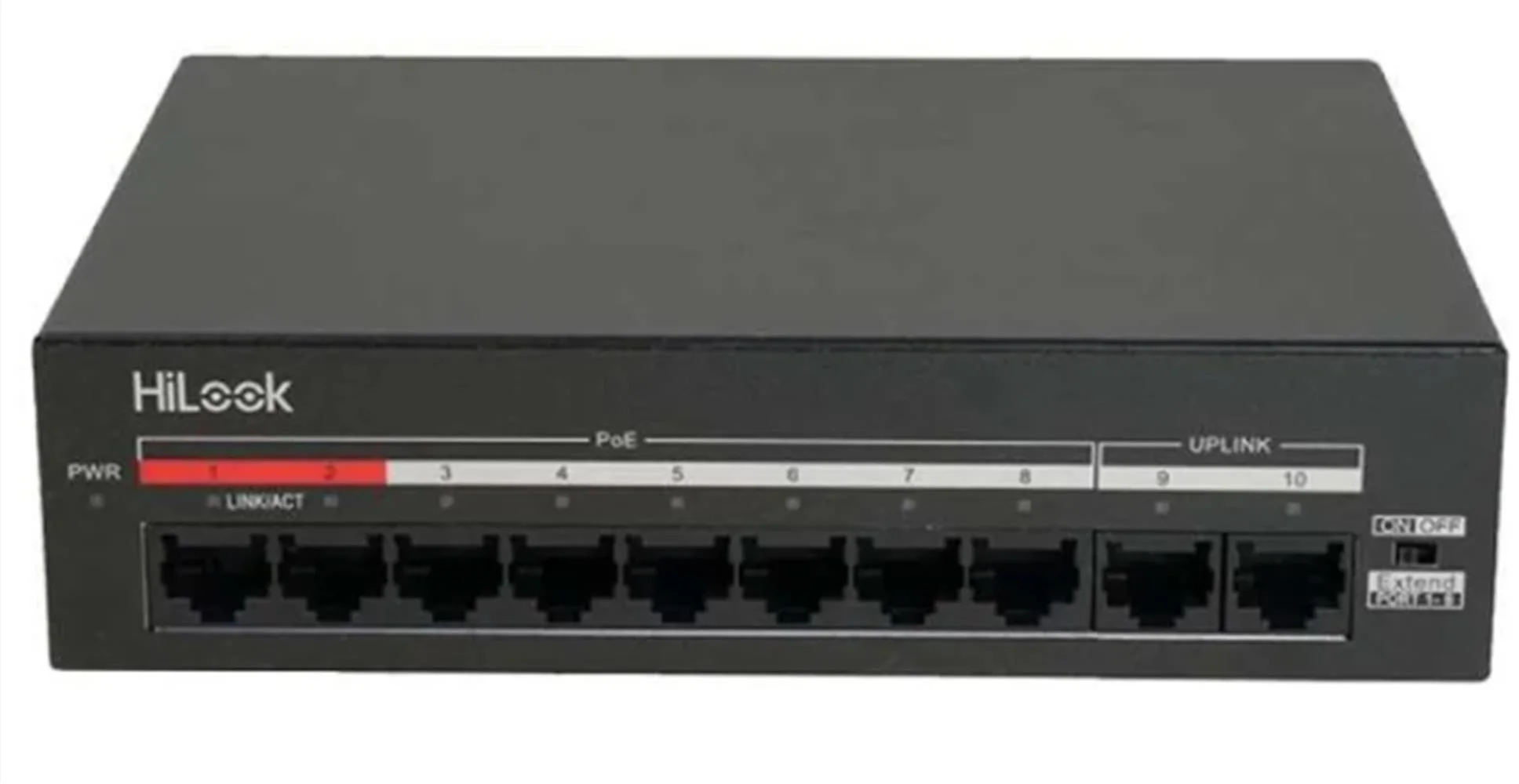 Hilook NS-0110MP-60 8 Port PoE, 60W, +2 Port Megabit Uplink Switch