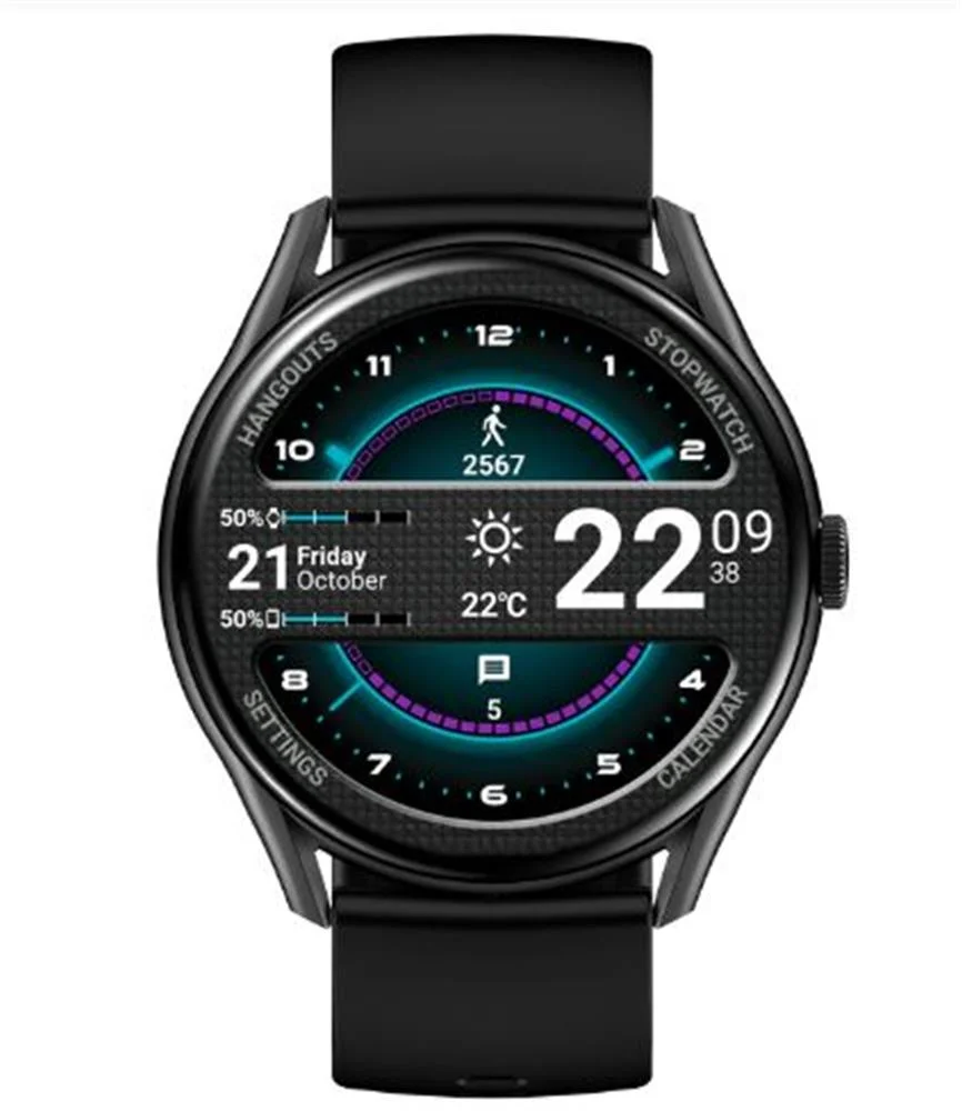 S-link W1 Clarity GloryFit + Bluetooth Uyumlu 1.43 Amoled Ekran 300mAh Bataryalı Siyah Akıllı Saat