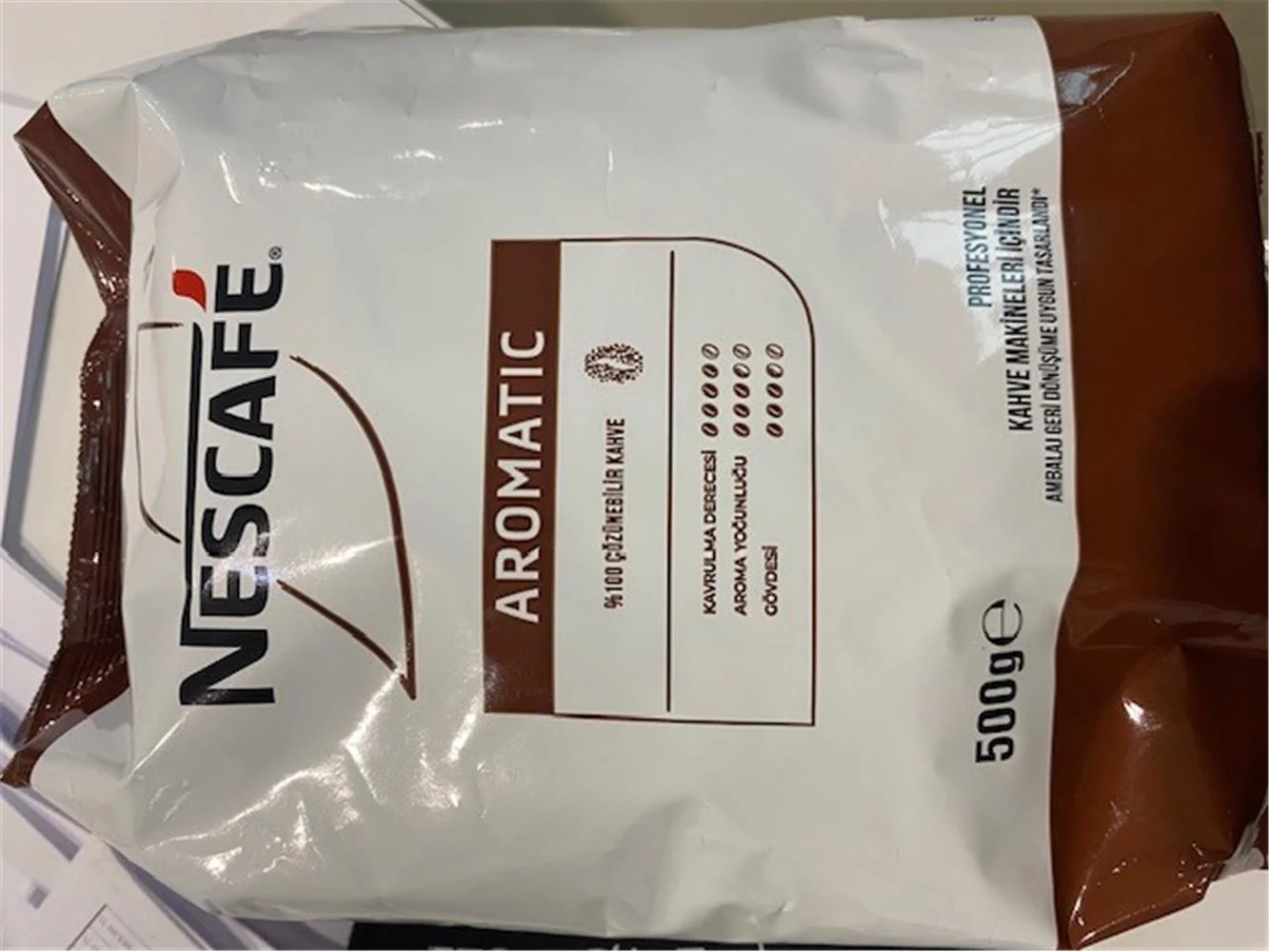 Nestle Nescafe 500GR Aromatıc Kahve (Kahve Makinaları İçin)