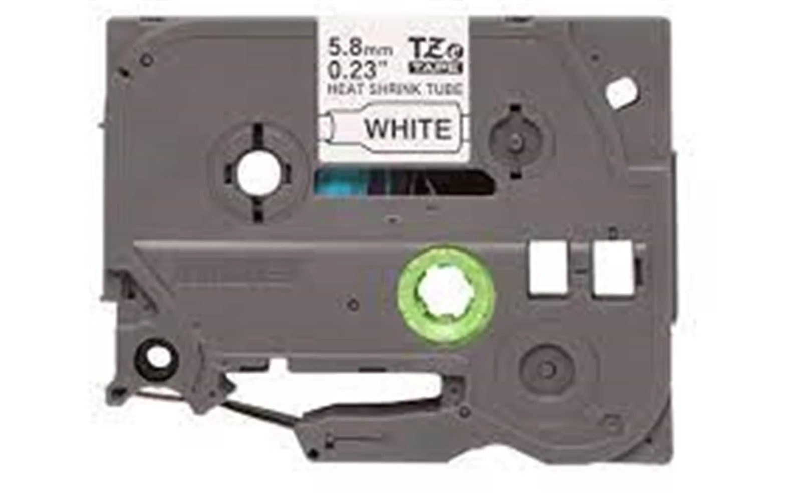 Brother P-Touch HSE-231 12 mm Beyaz Üzerıne Sıyah  Isı ile Daralan Laminasyonlu Etiket