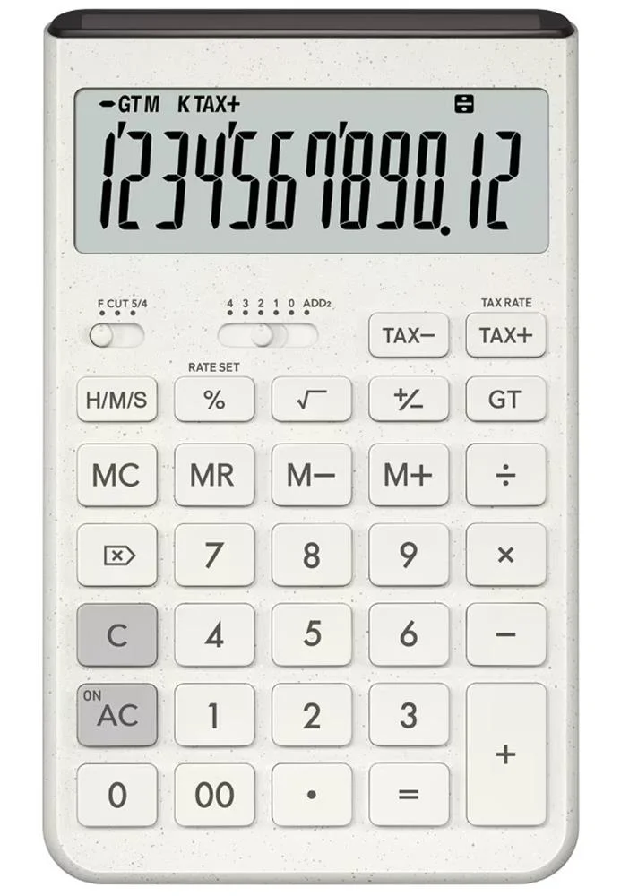 Casio JT-200T-WE 12 Hane Beyaz Masa Üstü Hesap Makinesi