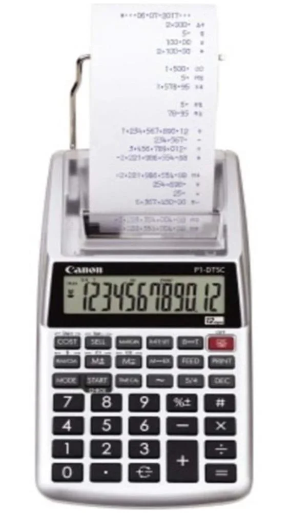 Canon P1-DTSC II 12 Hane Şeritli  Hesap Makinesi