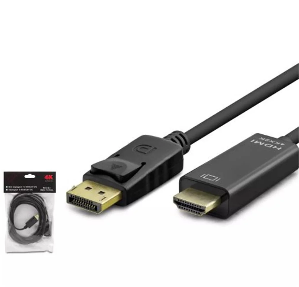 HADRON HDX7797 DISPLAY (M) TO HDMI (M) KABLO 4K 30HZ 3M SİYAH