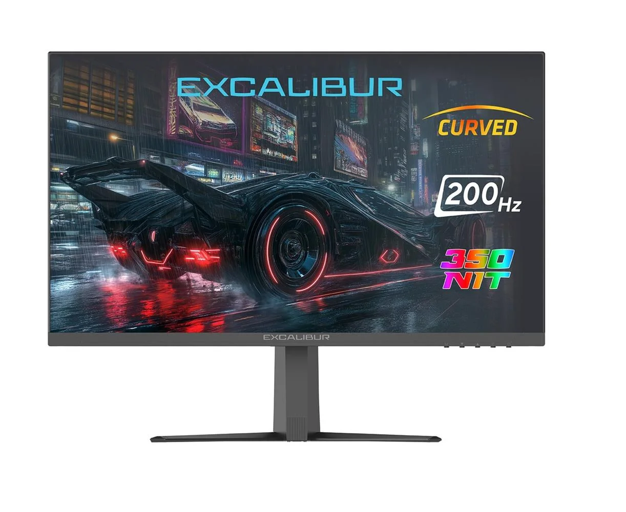 Casper 23.6" Excalibur M.E236FVC-D 200HZ 1MS 350NIT Fast VA Curved HDR10 Oyuncu Monitörü