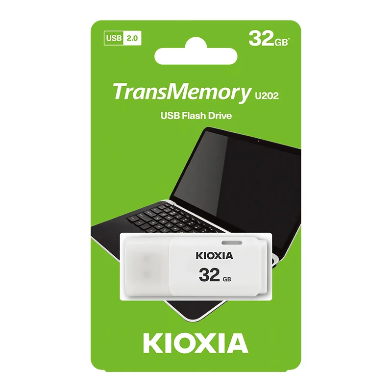 Kioxia 32GB U202 Beyaz Usb 2.0 Flash Bellek